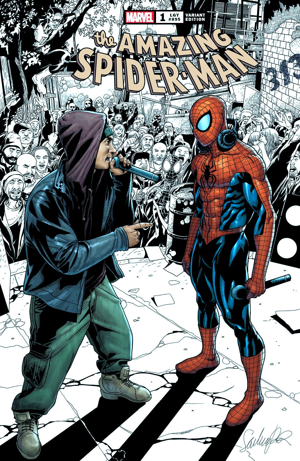 A second, even more rare, Eminem/Marvel Amazing SpiderMan 1 variant
